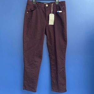 Wit & Wisdom Size 6p Dark Byzantium color pants